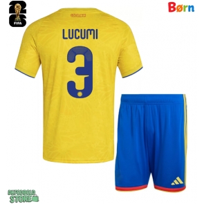 Colombia Jhon Lucumi #3 Replika Babytøj Hjemmebanesæt Børn VM 2026 Kortærmet (+ Korte bukser)
